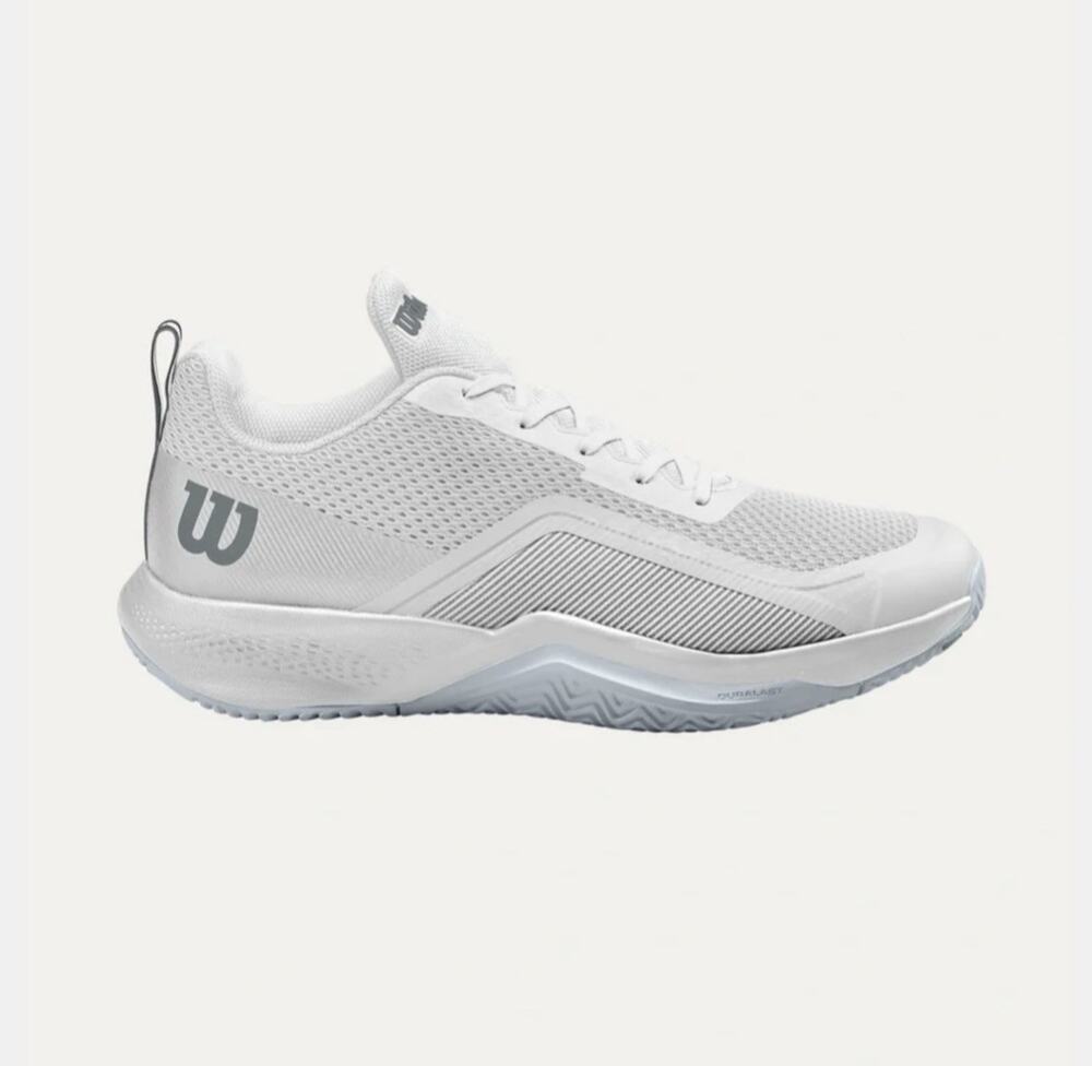 Wilson Rush Pro Lite Men’s 12 White Lightweight Tennis Court Sneakers Shoes New